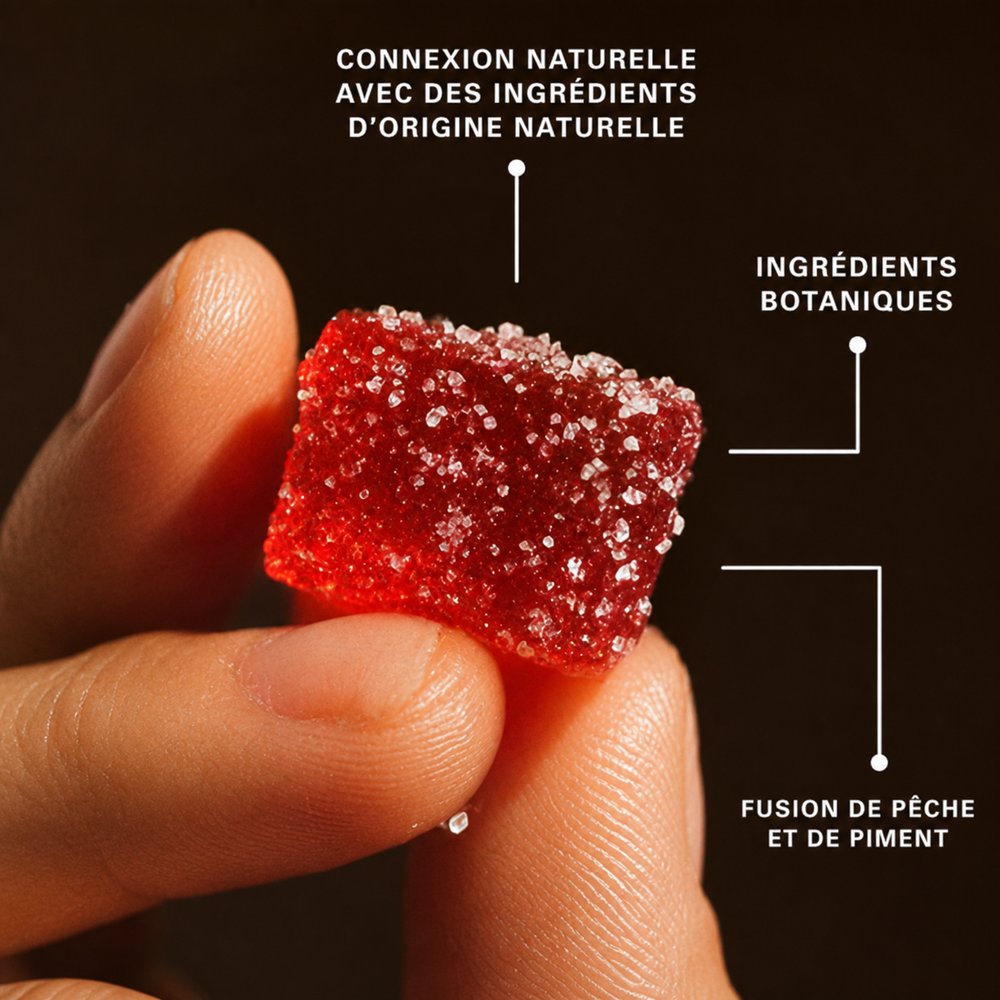 Connexion naturelle, fusion pêche et piment